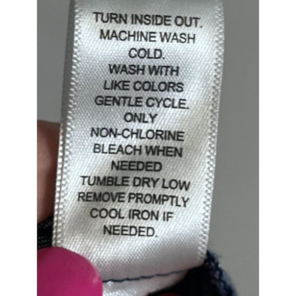 Cato Top Women 26 Blue Chambray Halter Embroidery Boho Western 80s Retro Artsy - Picture 11 of 13